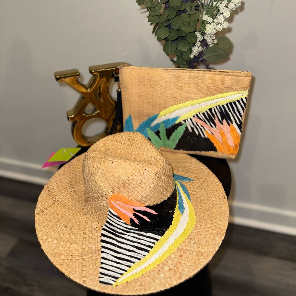 Tabitha Brown | Hat & clutch